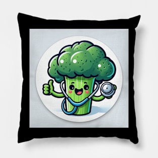 Broccoli man Pillow