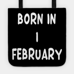 Born In 1 February Tote
