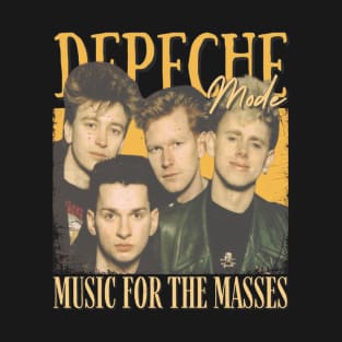 Depeche Mode Vintage 1980 // Music for the Masses Original Fan Design Artwork T-Shirt