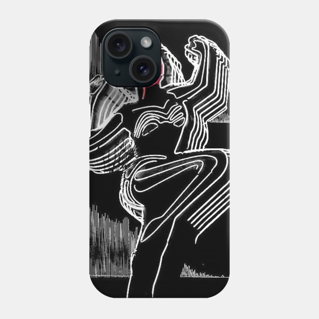 Tillie, the Neon Sign Phone Case by AFKnott