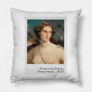 artemis, goddess of the hunt Pillow