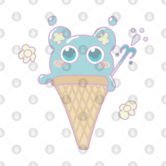 Ice Cream Drippy FFXIV by AshnoAlice