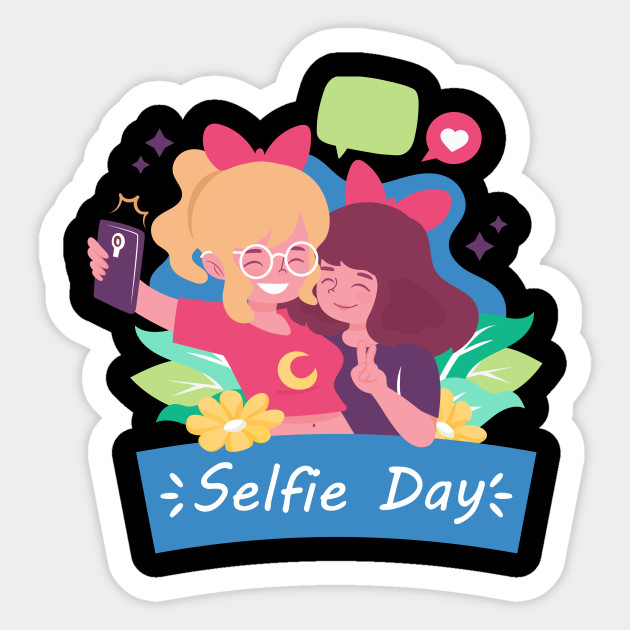 sticker selfie