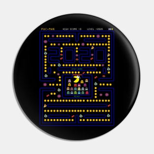 Pac-man Corona virus Pin