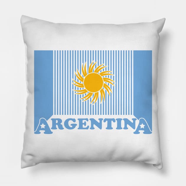 Argentina Pillow by JohnLucke