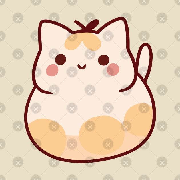 cute kawaii cat mochi by Kawaii Bomb