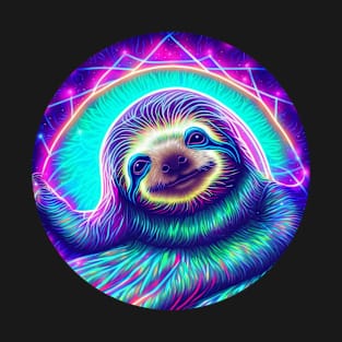 Luminescent Glowing Neon Sloth T-Shirt