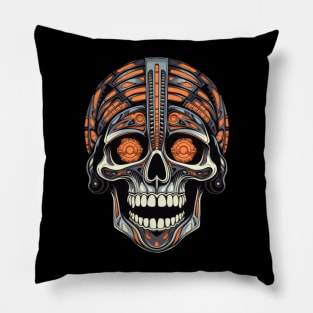 Metal Skull Pillow