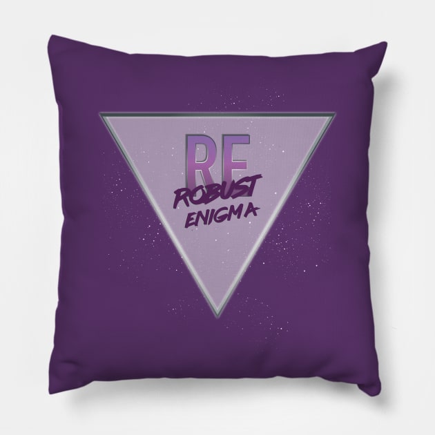 Basic Robust Enigma Logo Pillow by RobustEnigma