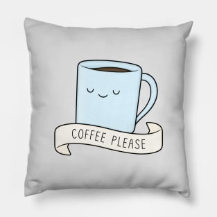 Coffee Please Pillow