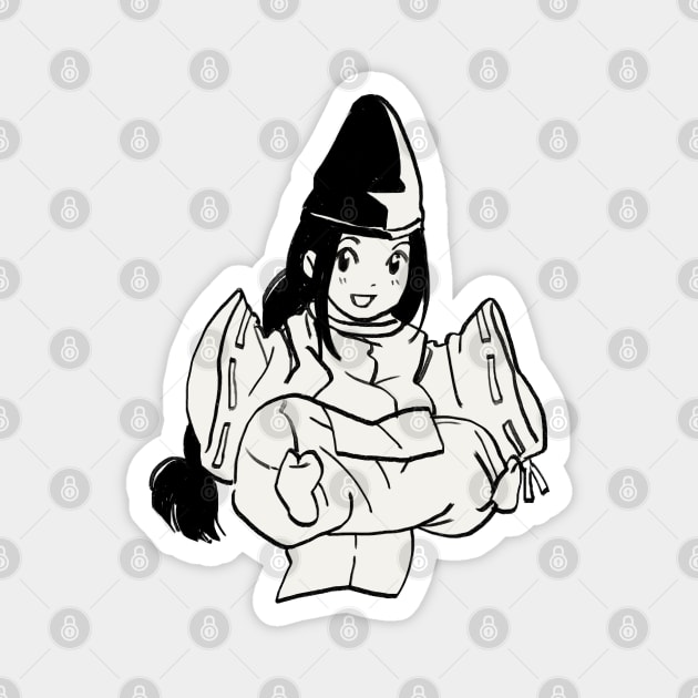 I draw chibi fujiwara no sai / Hikaru no Go Magnet by mudwizard