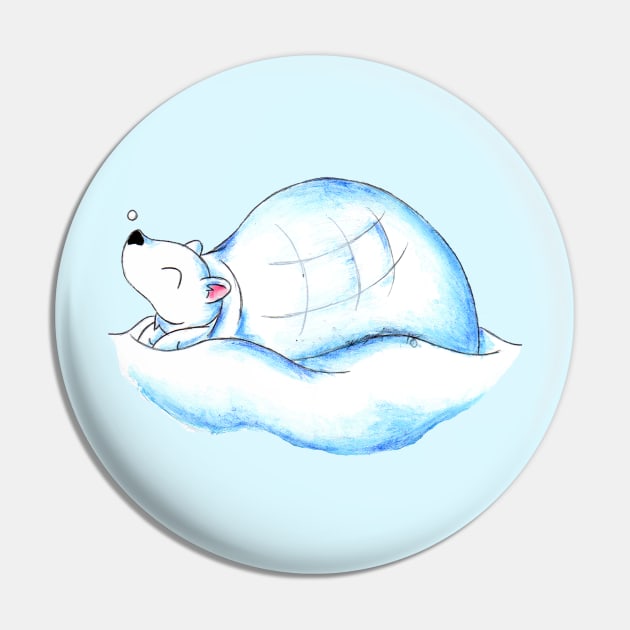 Home Sweet Igloo (North Pole) Pin by KristenOKeefeArt