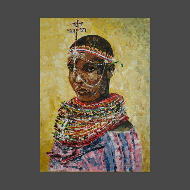 Masaai woman by sukhpalgrewal