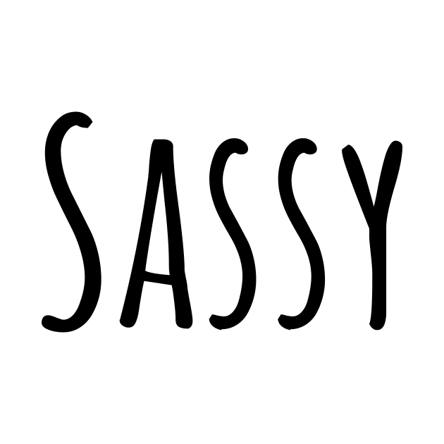 Sassy t-shirt by RedYolk