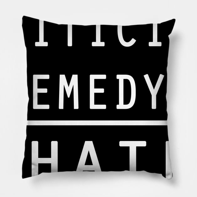 definition of a Hater Pillow by H.M.I Designz