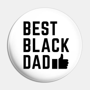 Best Black Dad Approved Pin