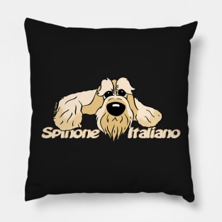 Cute, blond Spinone Italiano Pillow