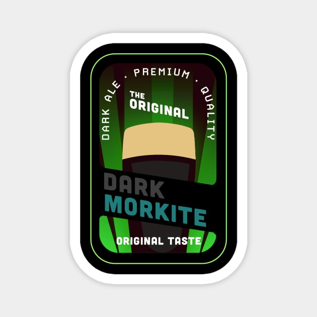 Deep Rock Galactic Dark Morkite Beer from the Abyss Bar Magnet by Arnieduke