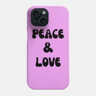 Peace and Love- a happiness inspiring design Phone Case