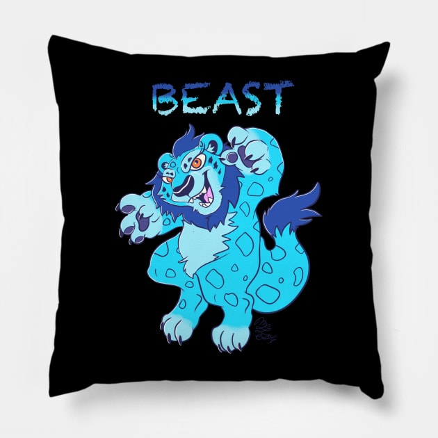 Beast Pillow by CookieDoughGecko