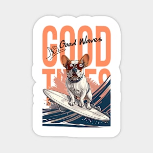 Dog Surfing 7703 Magnet