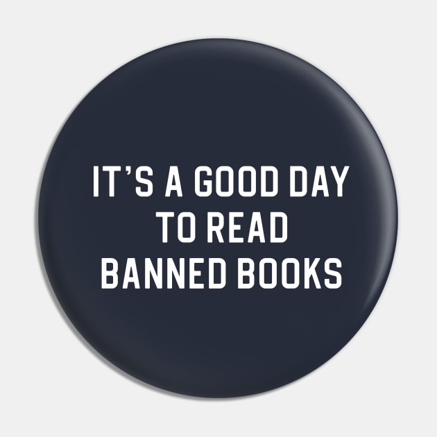 Banned Books Gift Book Lover Gift It's A Good Day To Read Banned Books Pin by kmcollectible