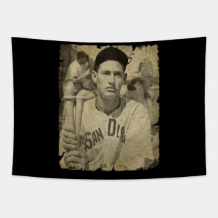 Ted Williams Playing For The Paci Tapestry