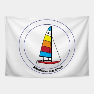 Hobie 14 Catamaran Sailboat Tapestry