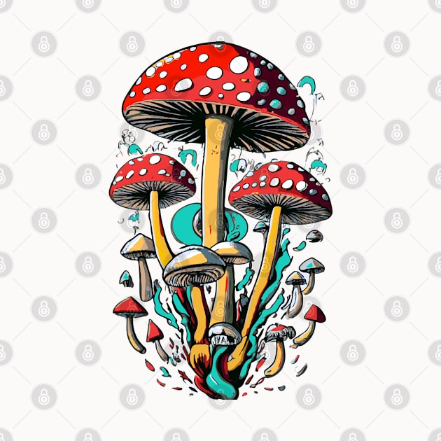 Magic Mushroom - Magic Mushrooms - Shrooms by BigWildKiwi