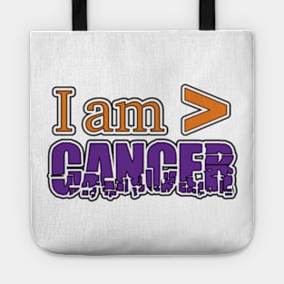 I am Greater Than Cancer Tote