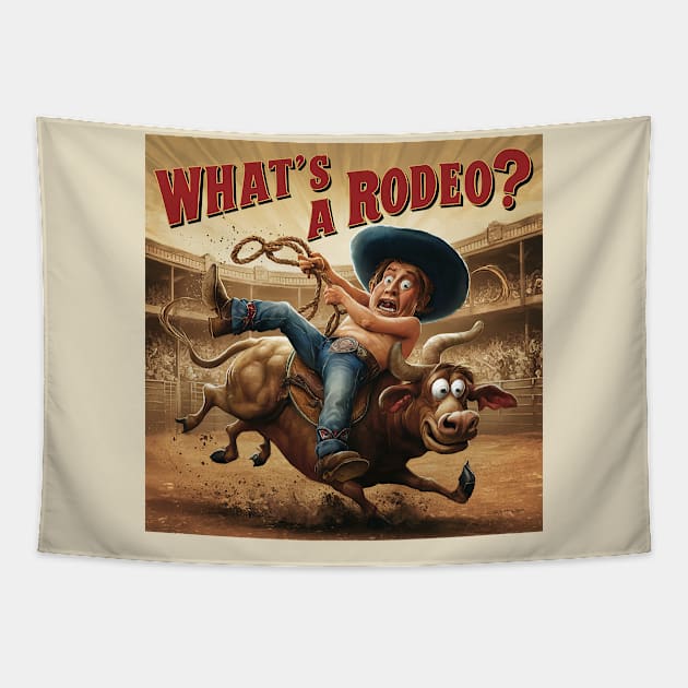 No bull, what's a rodeo? Tapestry by Dizgraceland