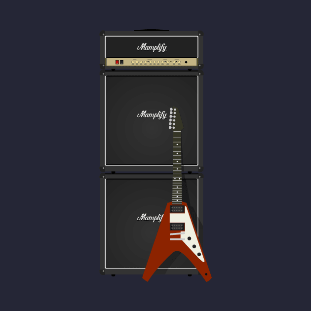 Full Stack Mamplifier and Flying V by d13design