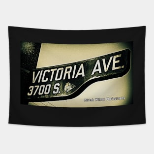 Victoria Avenue, Los Angeles, California by Mistah Wilson Tapestry