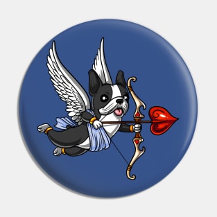 French Bulldog Cupid Valentines Day Cute Dog Pin