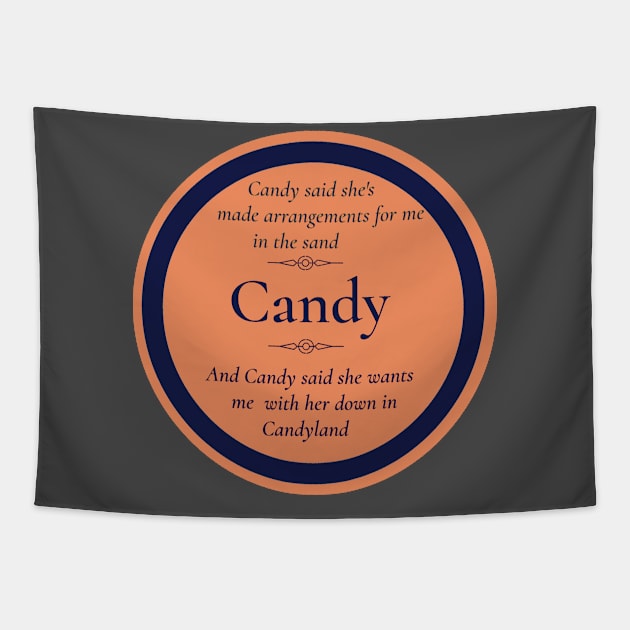 Rock t-shirt , candy lovely t-shirt Tapestry by FaRock