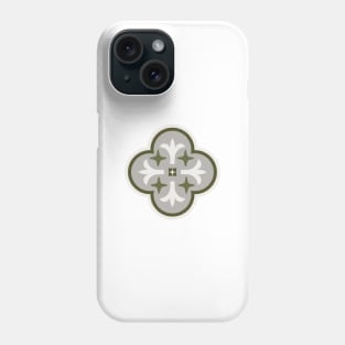 Moroccan Tiles - Olive Green Phone Case