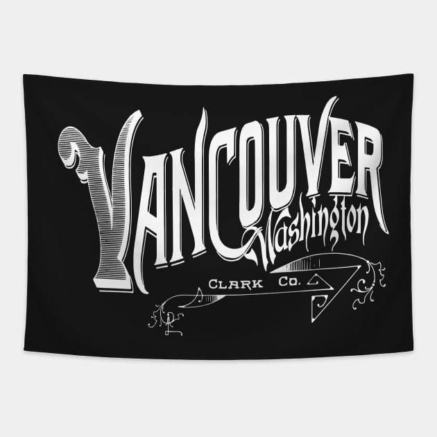 Vintage Vancouver, WA Tapestry by DonDota