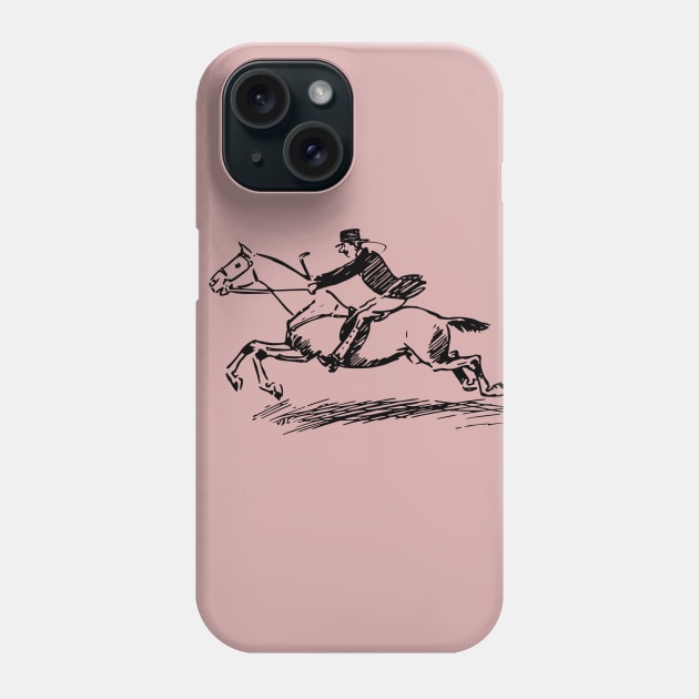 Horse Racing Phone Case by linesdesigns