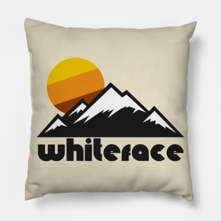 Retro Whiteface ))(( Tourist Souvenir Travel New York Design Pillow