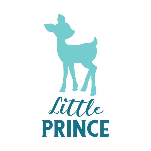 Little Prince, Deer Silhouette, Baby Deer, Fawn by Jelena Dunčević