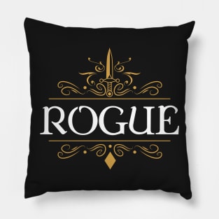 RPG Rogue Rogues WoW Dungeons Crawler and Dragons Slayer Pillow