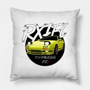 JDM RX-7 [FC] Yellow Black Sun Edition Pillow