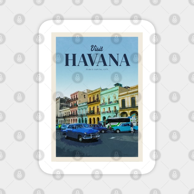 Visit Havana Magnet by Mercury Club