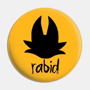 Rabid new logo Pin