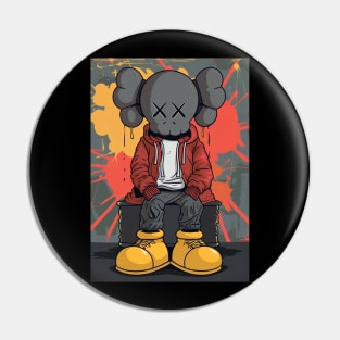 Kaws Hypebeast Duck Pin