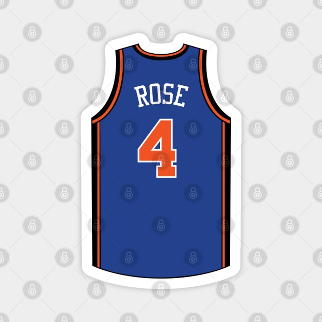 Derrick Rose New York Jersey Qiangy Magnet by qiangdade