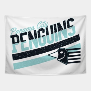 Panama City Penguins Double Stripe Tapestry