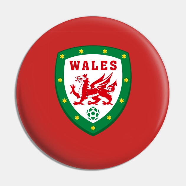 Welsh Footy Badge Pin by Confusion101