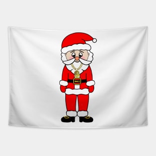 HIP Hop Funny Santa Clause Tapestry