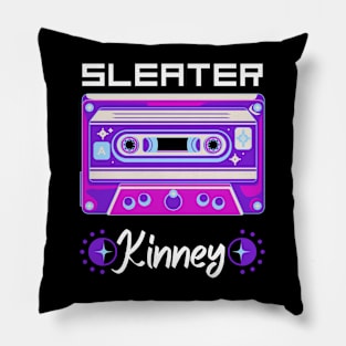 SLEATER KINNEY MUSIC CASSETTE Pillow